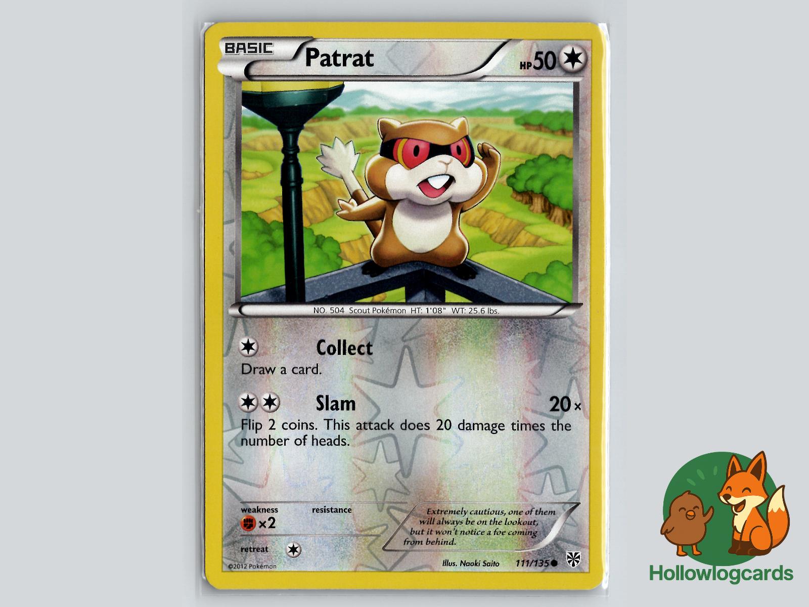 Patrat (111/135) - Plasma Storm Pokémon Card