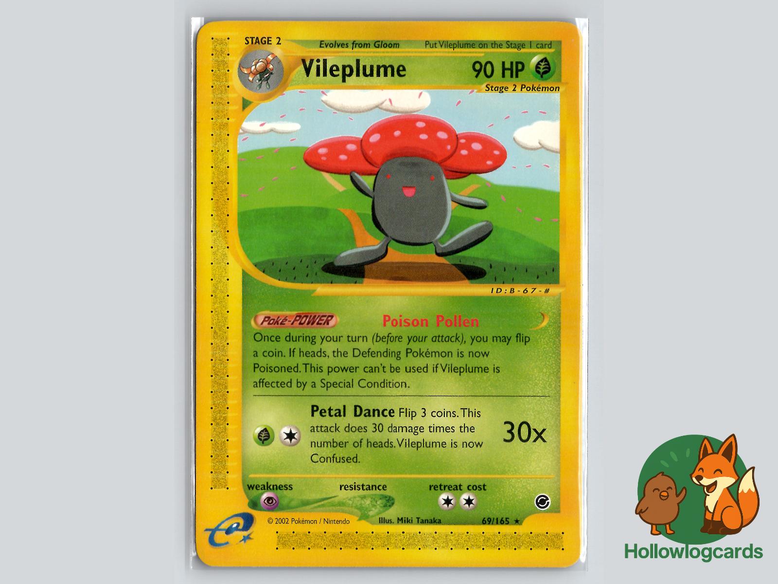 Vileplume (69/165) - Expedition Base Set Pokémon Card