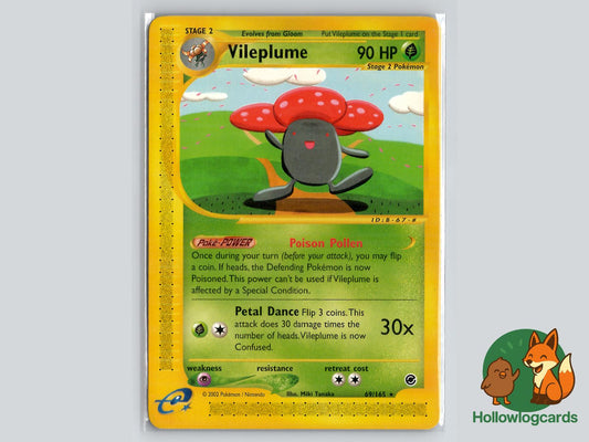 Vileplume (69/165) - Expedition Base Set Pokémon Card