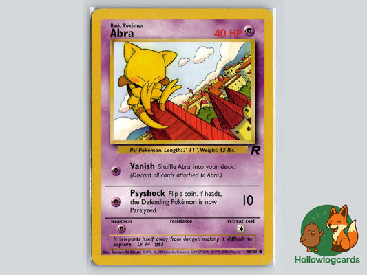 Abra (49/82) - Team Rocket Pokémon Card