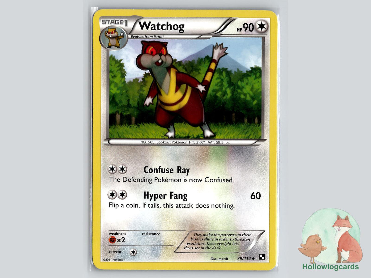 Watchog (79/114) - Black & White Pokémon Card