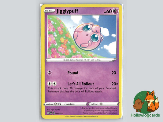 Jigglypuff (004/015) Pokémon Card