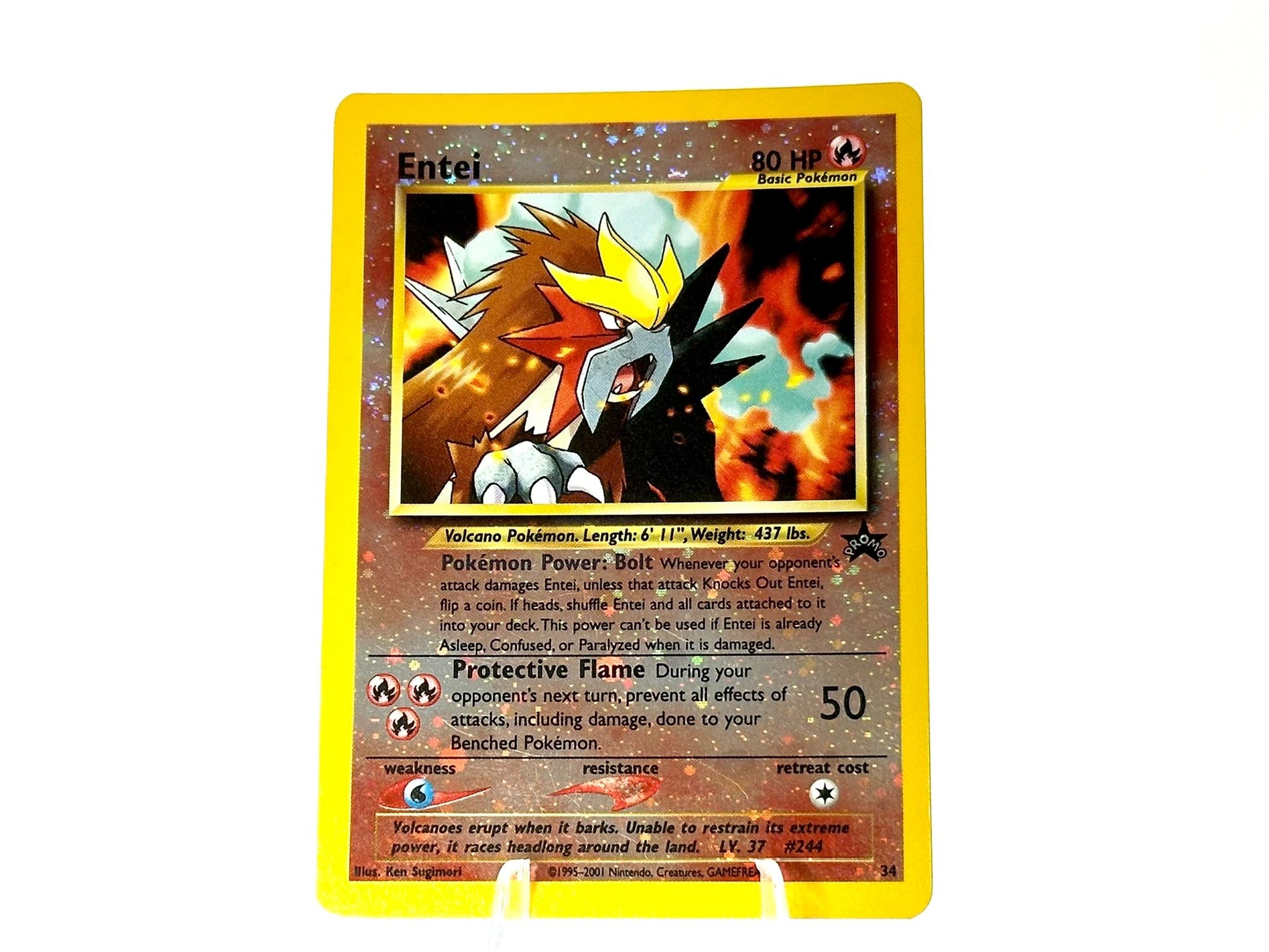 Entei (34) - Wizards Black Star Promos