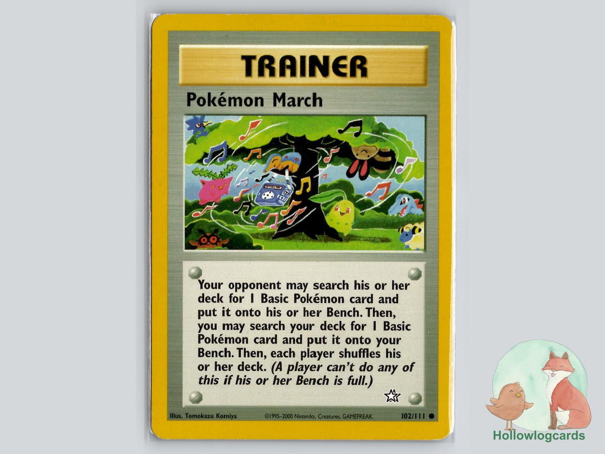 Pokemon March (102/111) - Neo Genesis Pokémon Card