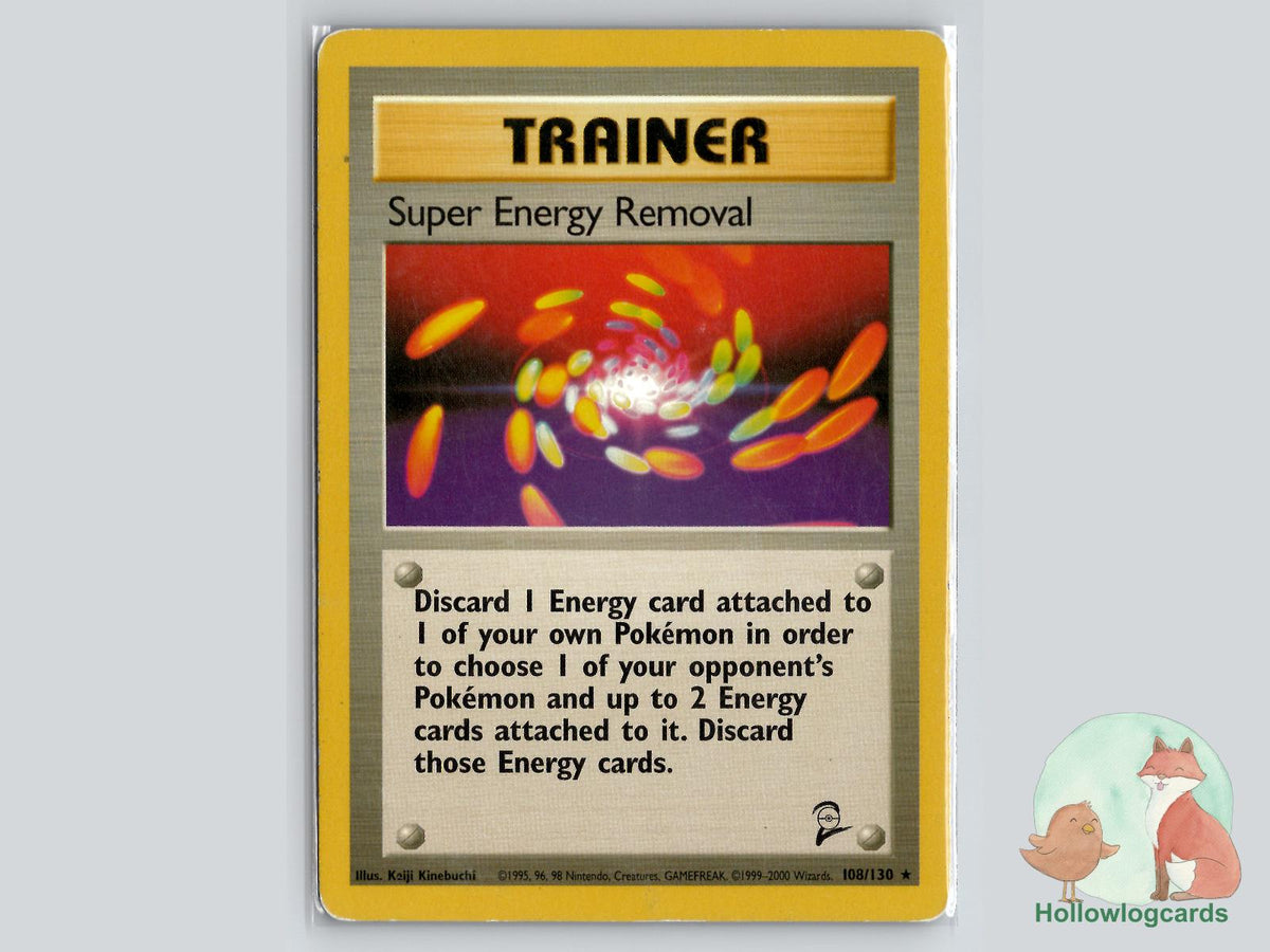 Super Energy Removal (108/130) - Base Set 2 Pokémon Card