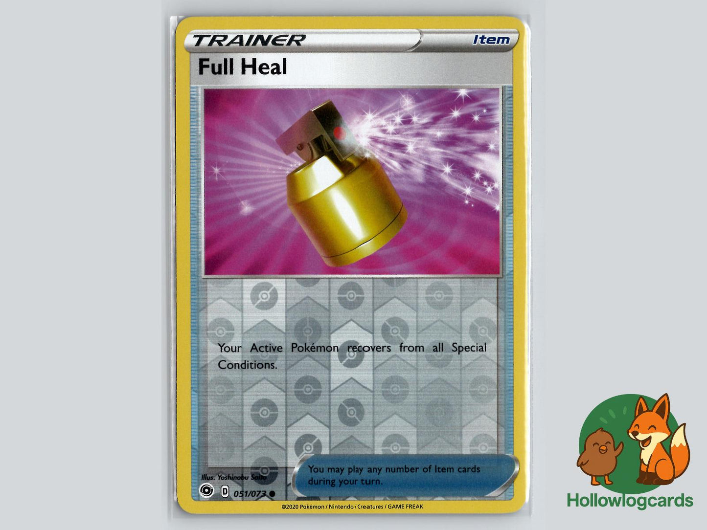 Full Heal (051/073) - Champion's Path Pokémon Card