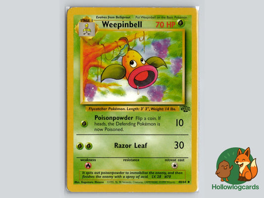 Weepinbell (48/64) - Jungle Pokémon Card