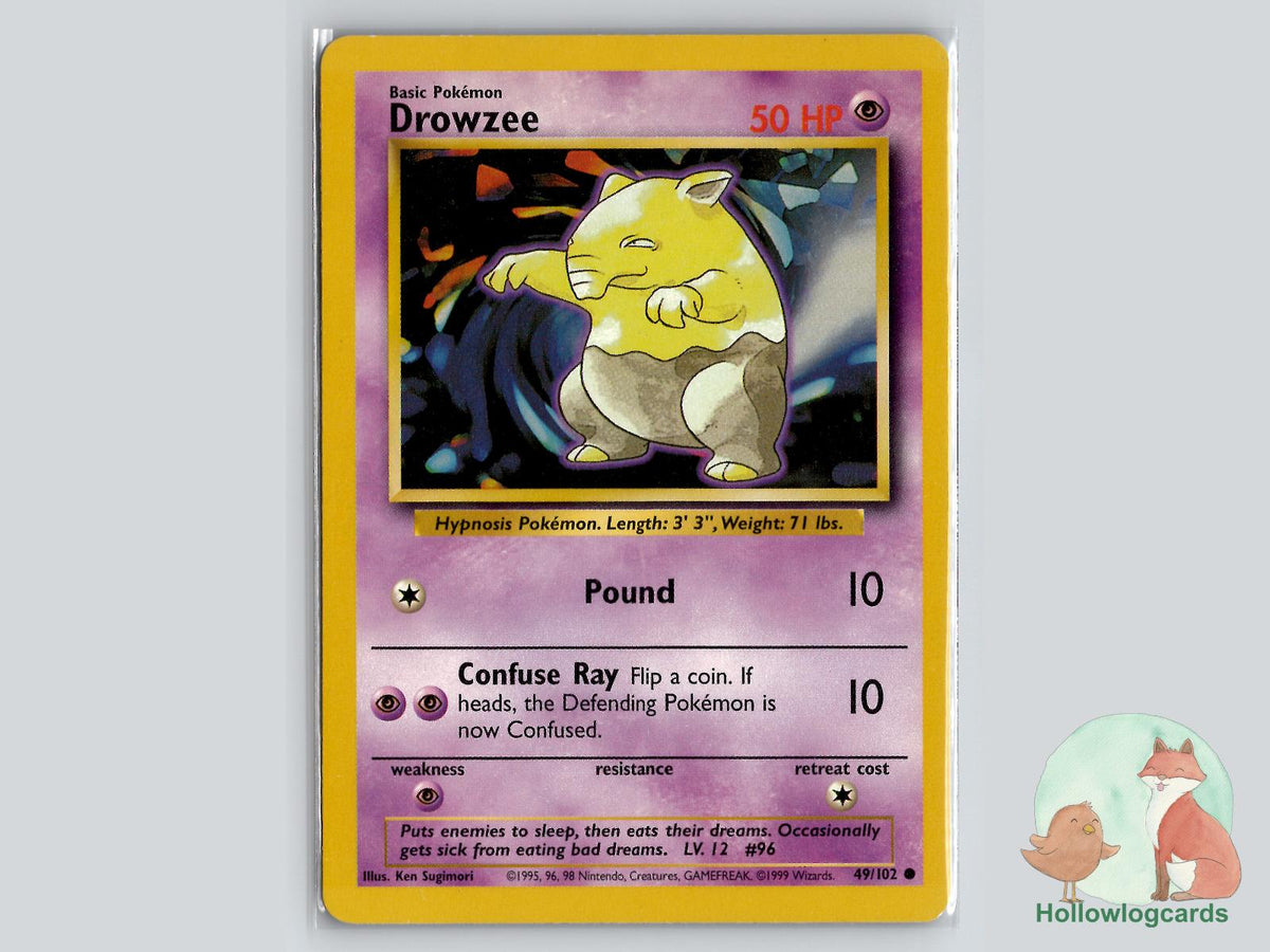 Drowzee (49/102) - Base Pokémon Card