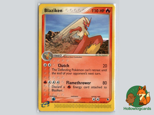Blaziken (15/109) - Ruby & Sapphire Pokémon Card