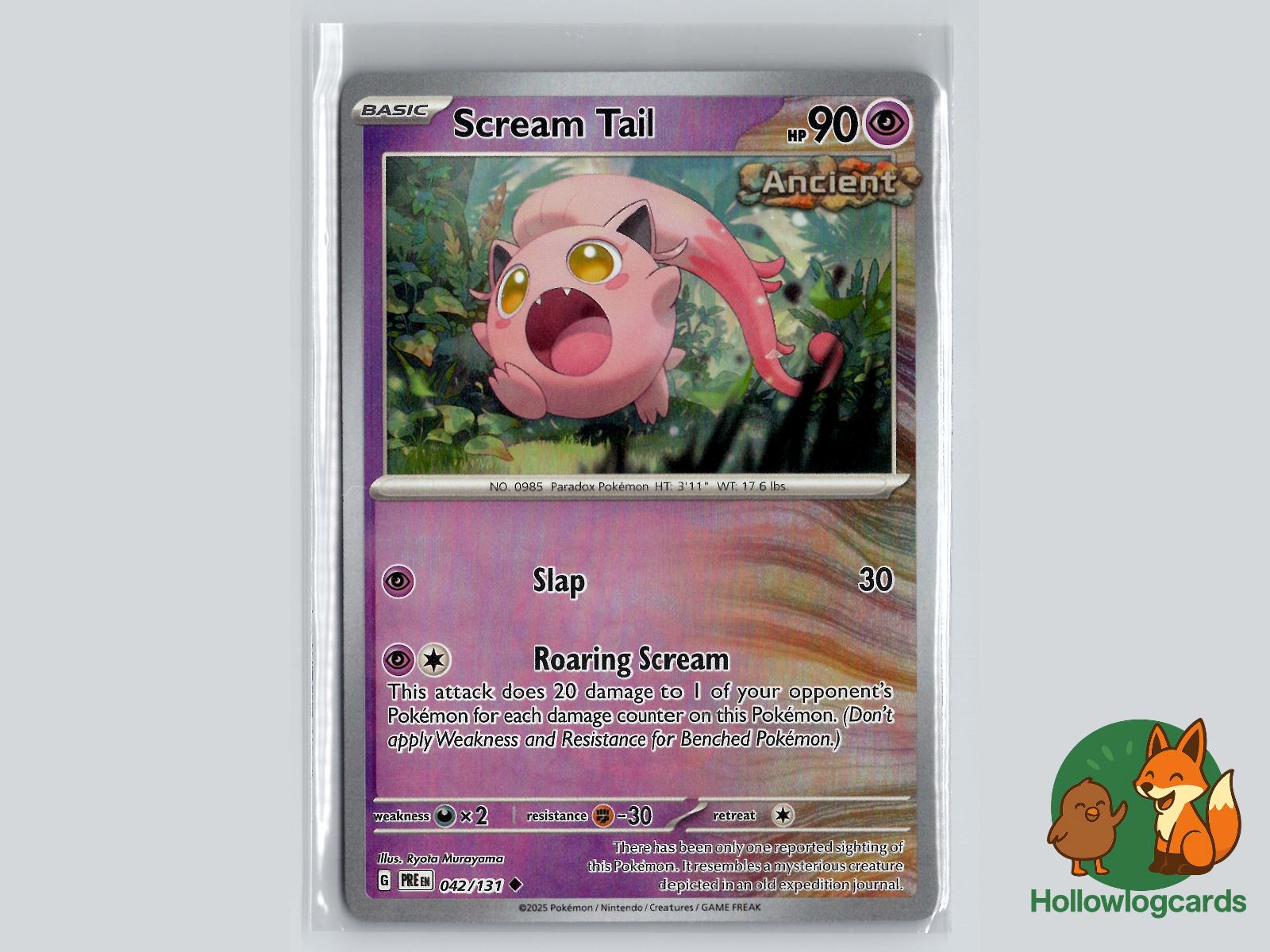 Scream Tail (042/131) - Prismatic Evolutions Pokémon Card