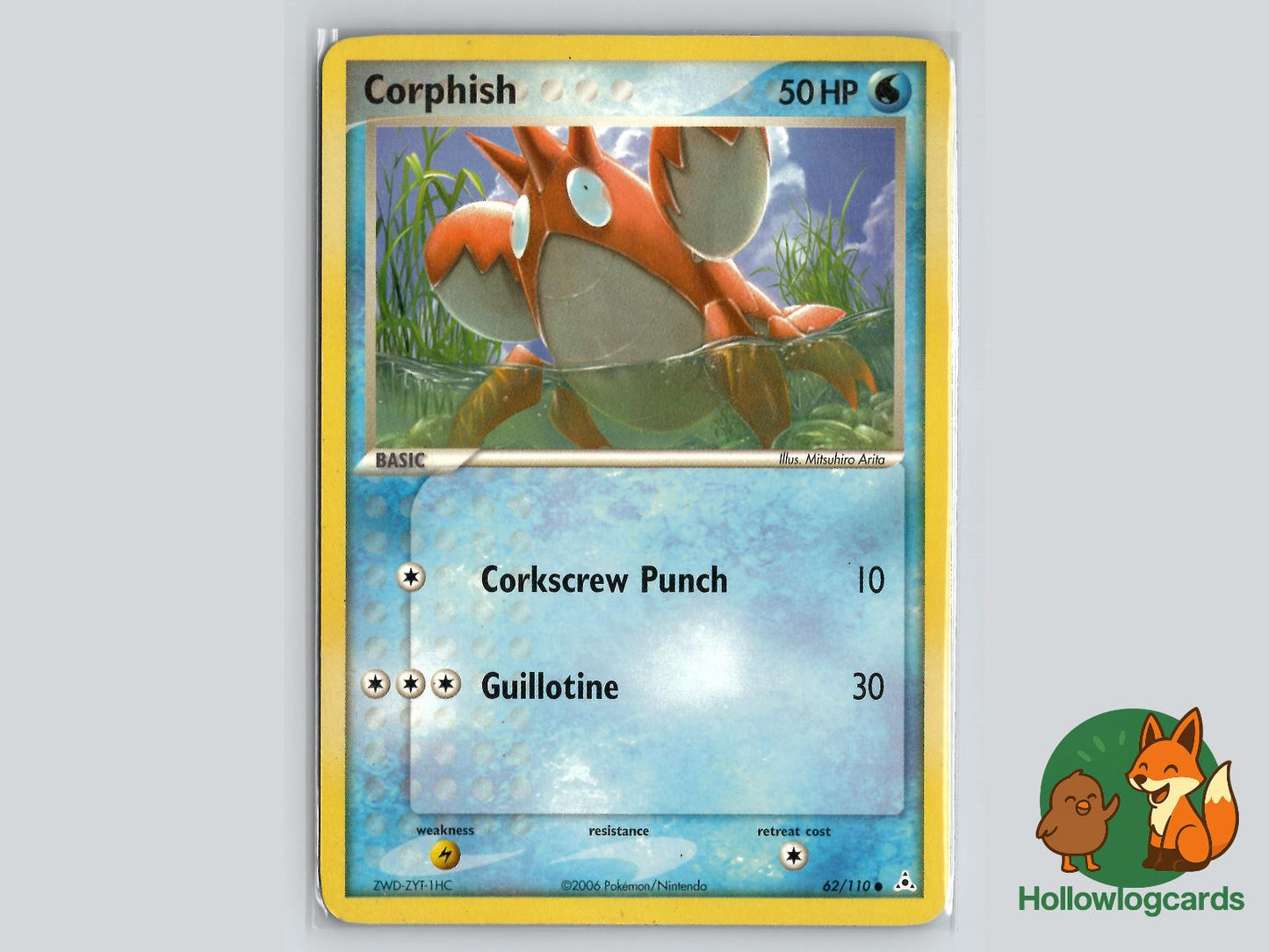Corphish (62/110) - Holon Phantoms Pokémon Card
