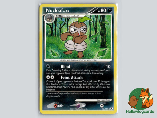 Nuzleaf (75/111) - Rising Rivals Pokémon Card