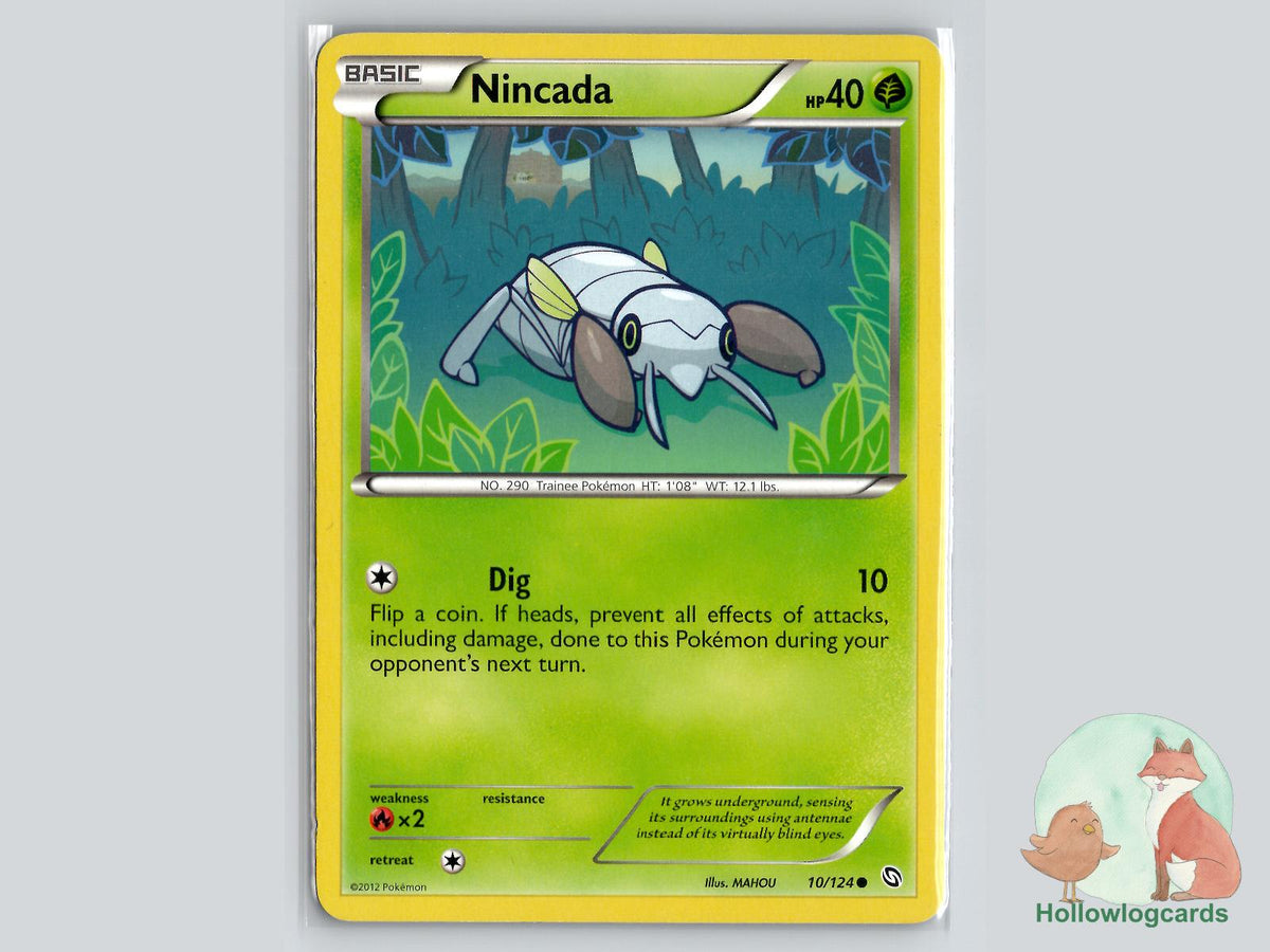 Nincada (10/124) - Dragons Exalted Pokémon Card