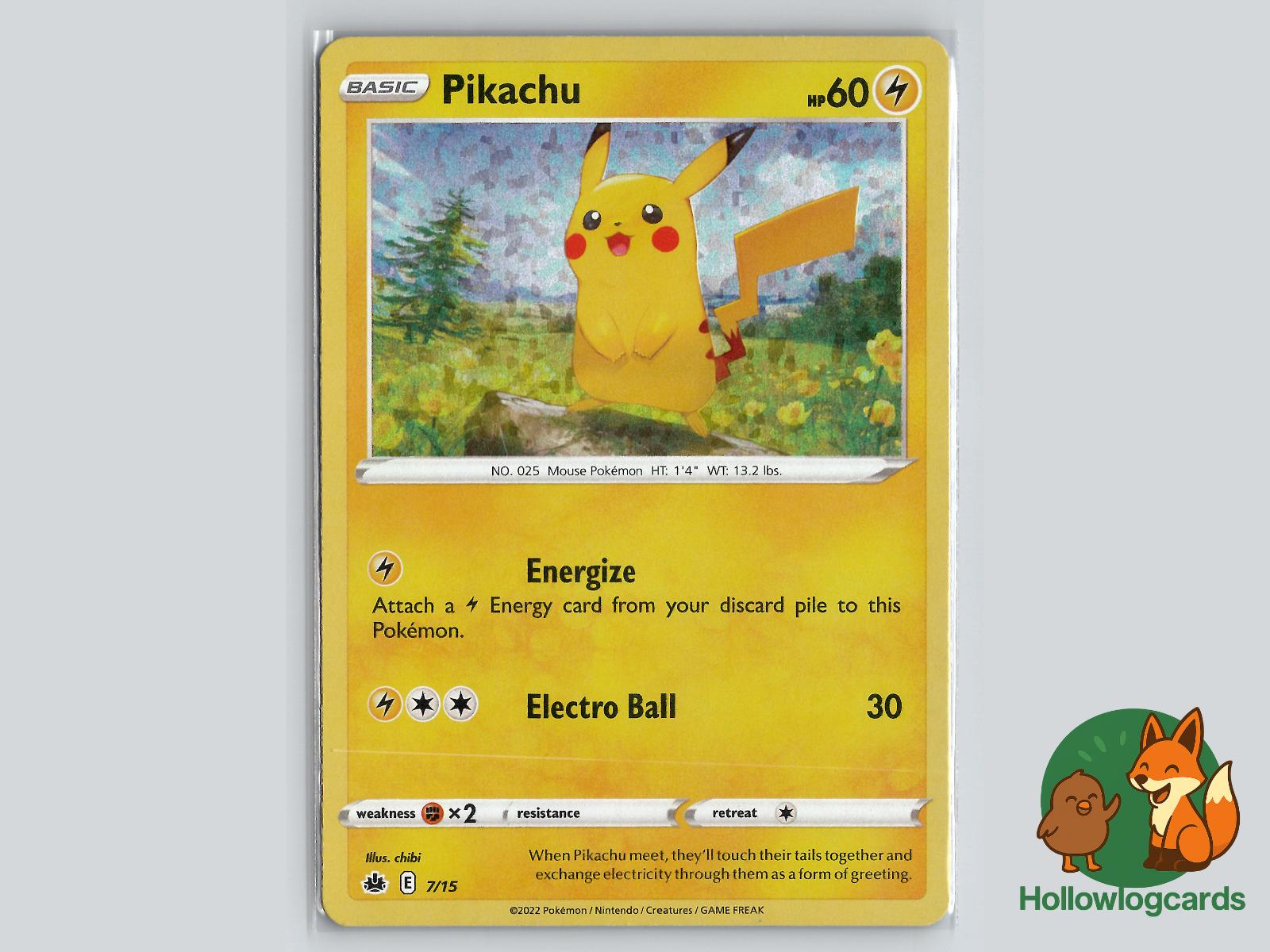 Pikachu (007/015) Pokémon Card