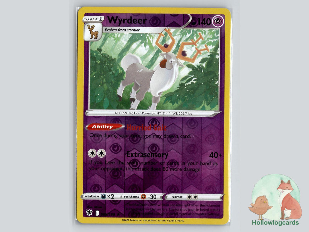 Wyrdeer (069/189) - Astral Radiance Pokémon Card