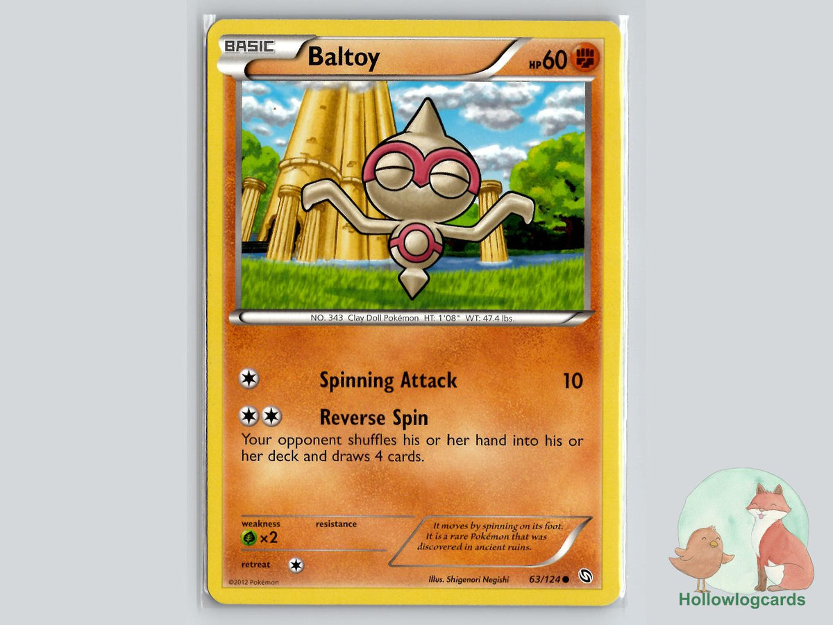 Baltoy (63/124) - Dragons Exalted Pokémon Card