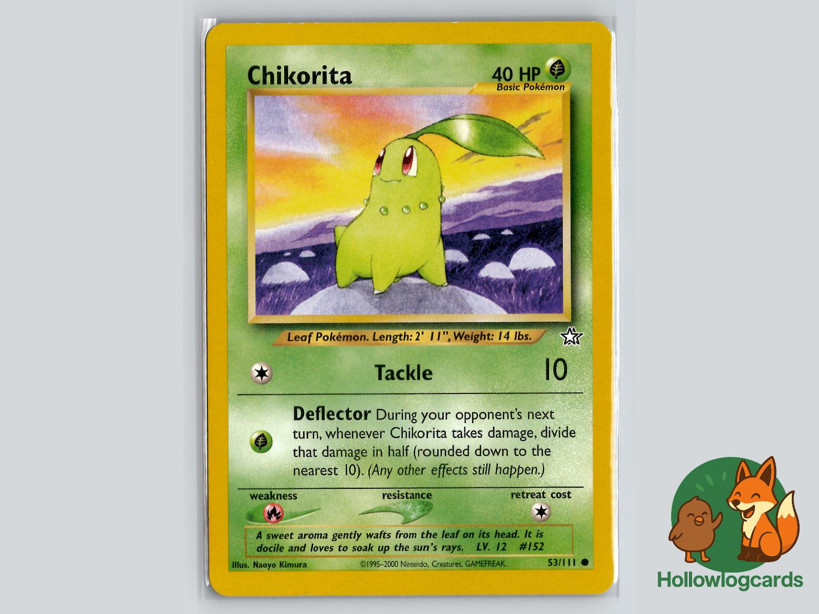 Chikorita (53/111) - Neo Genesis Pokémon Card
