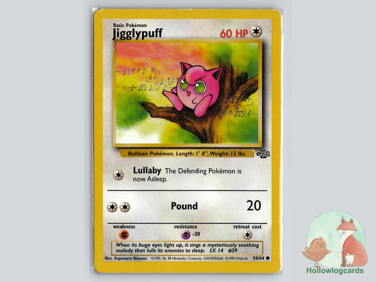 Jigglypuff (54/64) - Jungle Pokémon Card