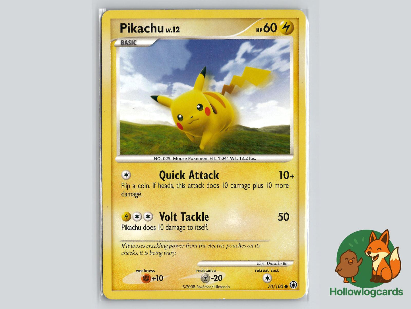 Pikachu (70/100) - Majestic Dawn Pokémon Card