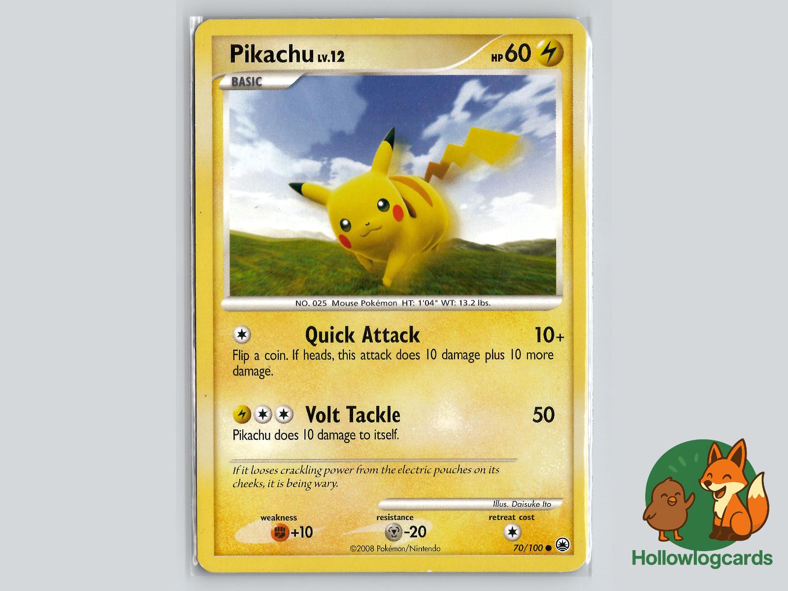 Pikachu (70/100) - Majestic Dawn Pokémon Card