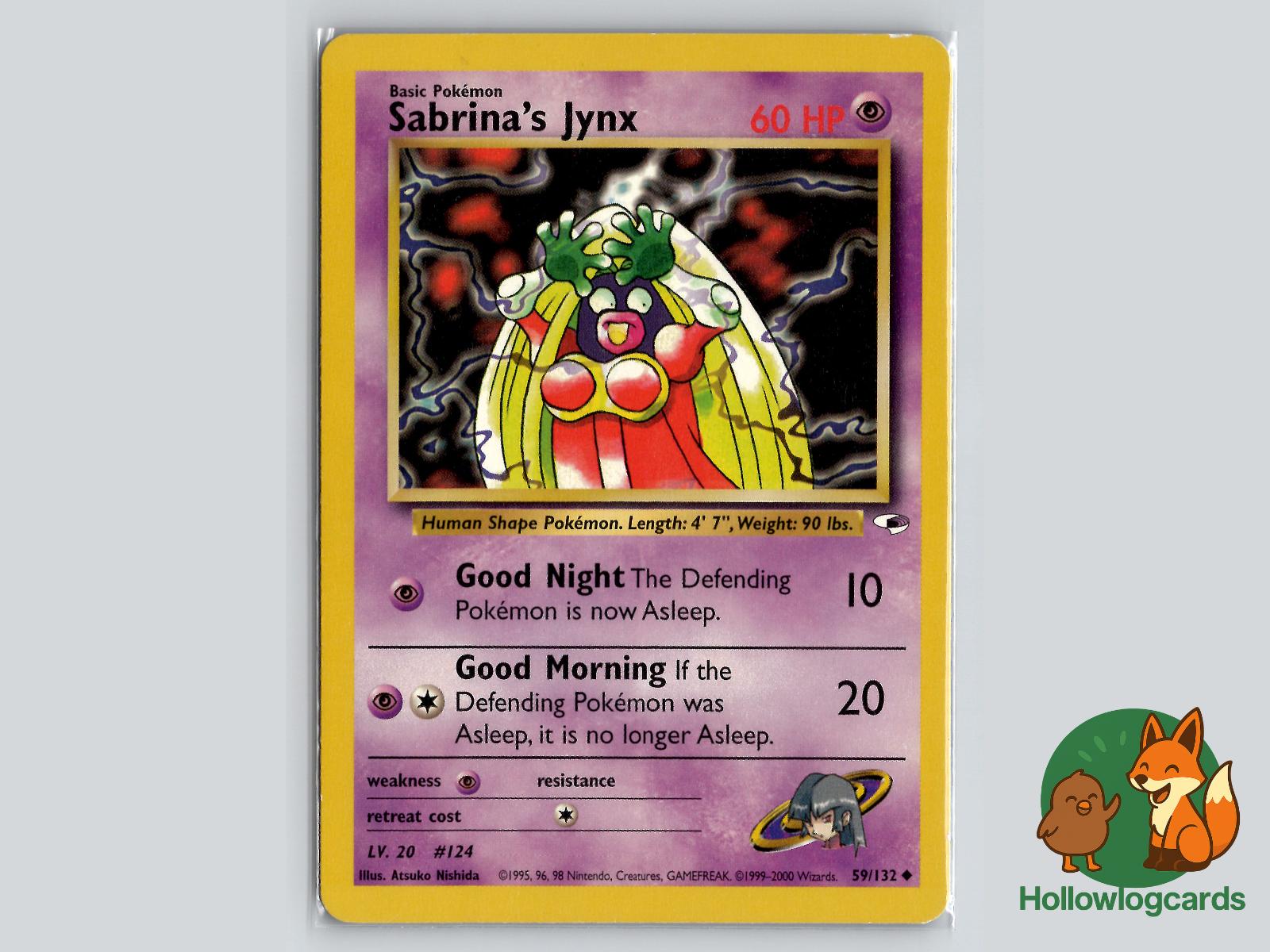 Sabrina's Jynx (59/132) - Gym Heroes Pokémon Card