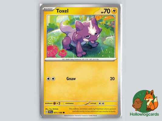 Toxel (071/198) - Scarlet & Violet Pokémon Card