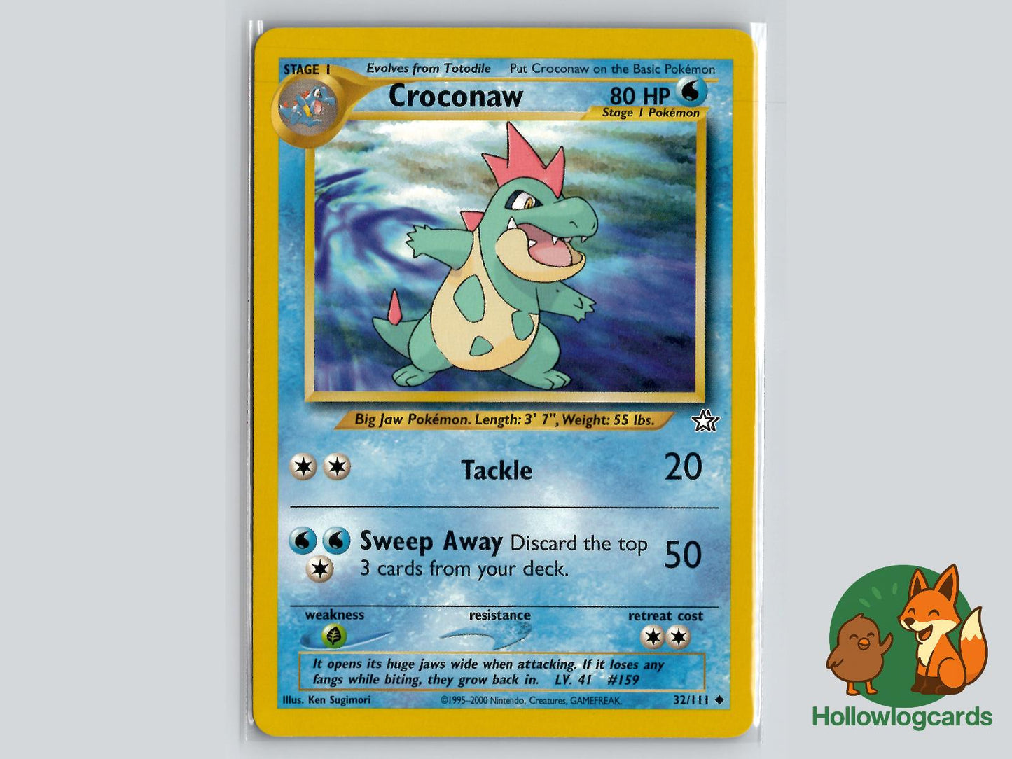 Croconaw (32/111) - Neo Genesis Pokémon Card