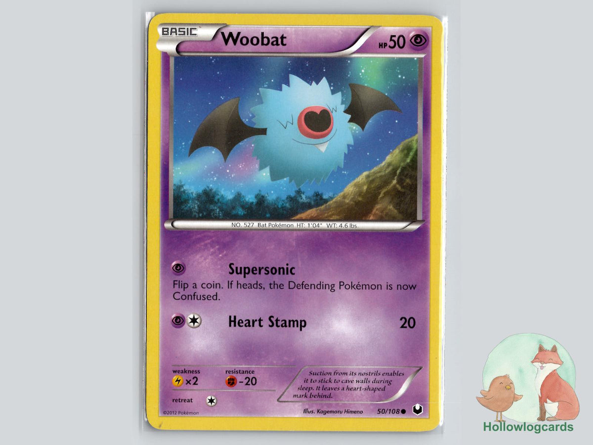Woobat (50/108) - Dark Explorers Pokémon Card