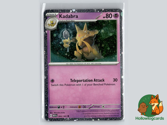 Kadabra (064/165) Pokémon Card