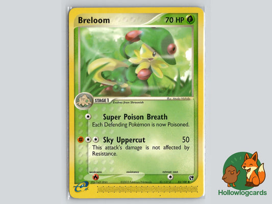 Breloom (33/100) - Sandstorm Pokémon Card