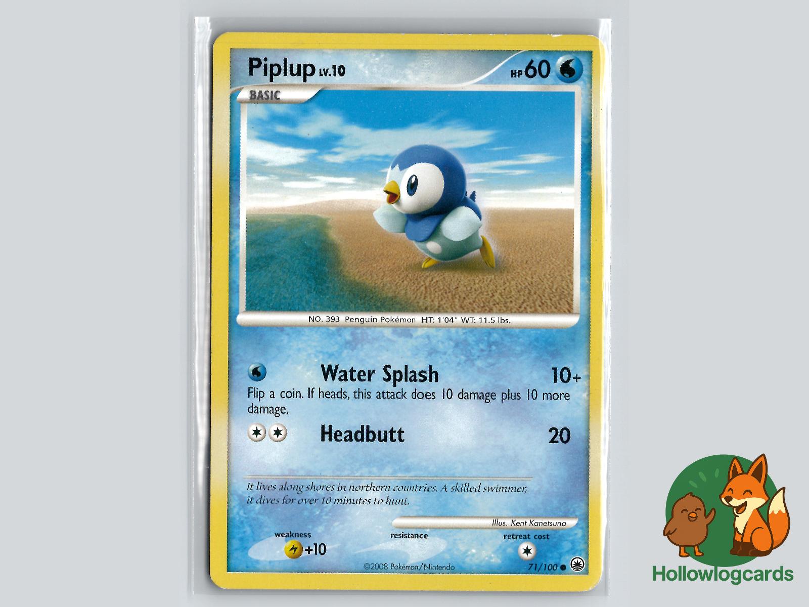 Piplup (71/100) - Majestic Dawn Pokémon Card