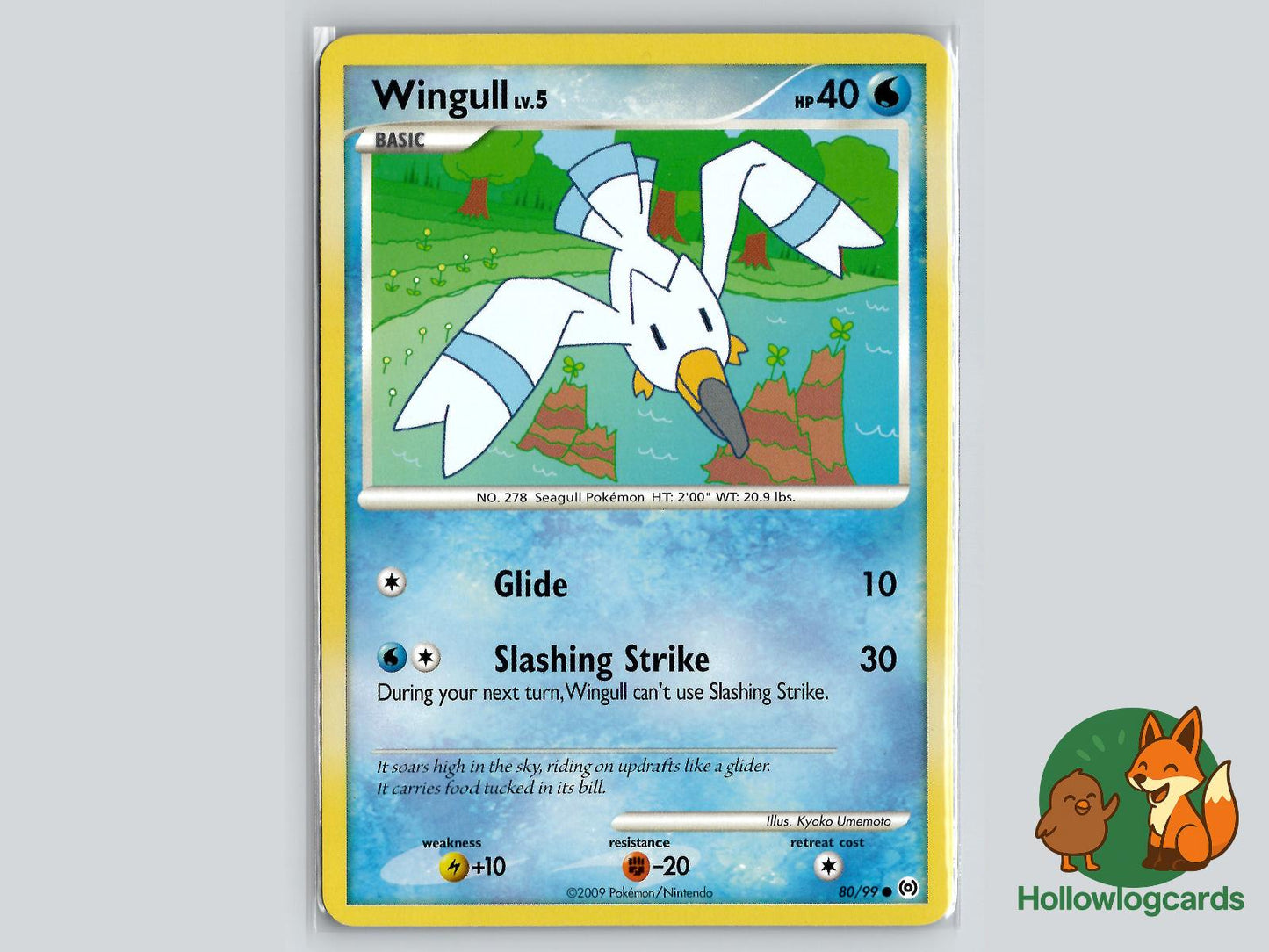 Wingull (80/99) - Arceus Pokémon Card