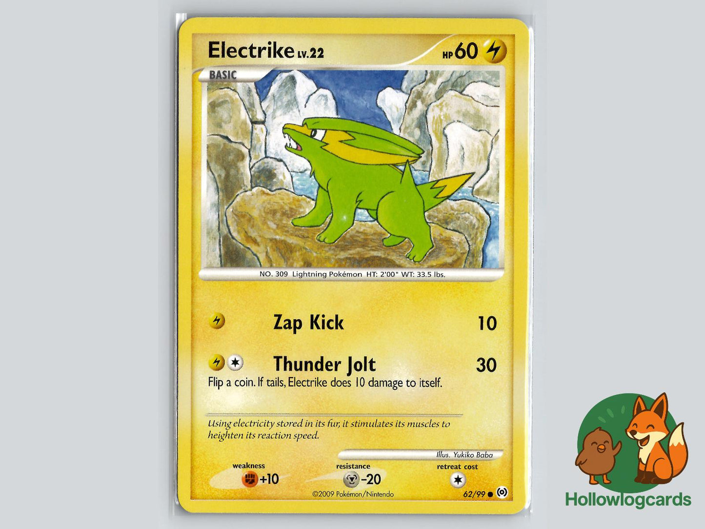 Electrike (62/99) - Arceus Pokémon Card