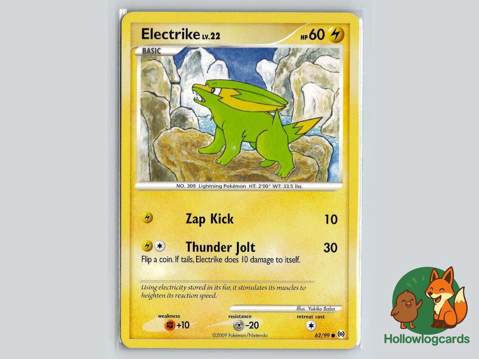 Electrike (62/99) - Arceus Pokémon Card