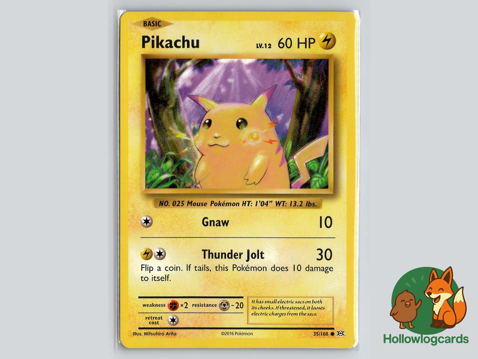 Pikachu (35/108) - Evolutions Pokémon Card