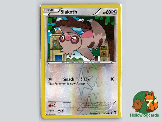 Slakoth (101/124) - Dragons Exalted Pokémon Card