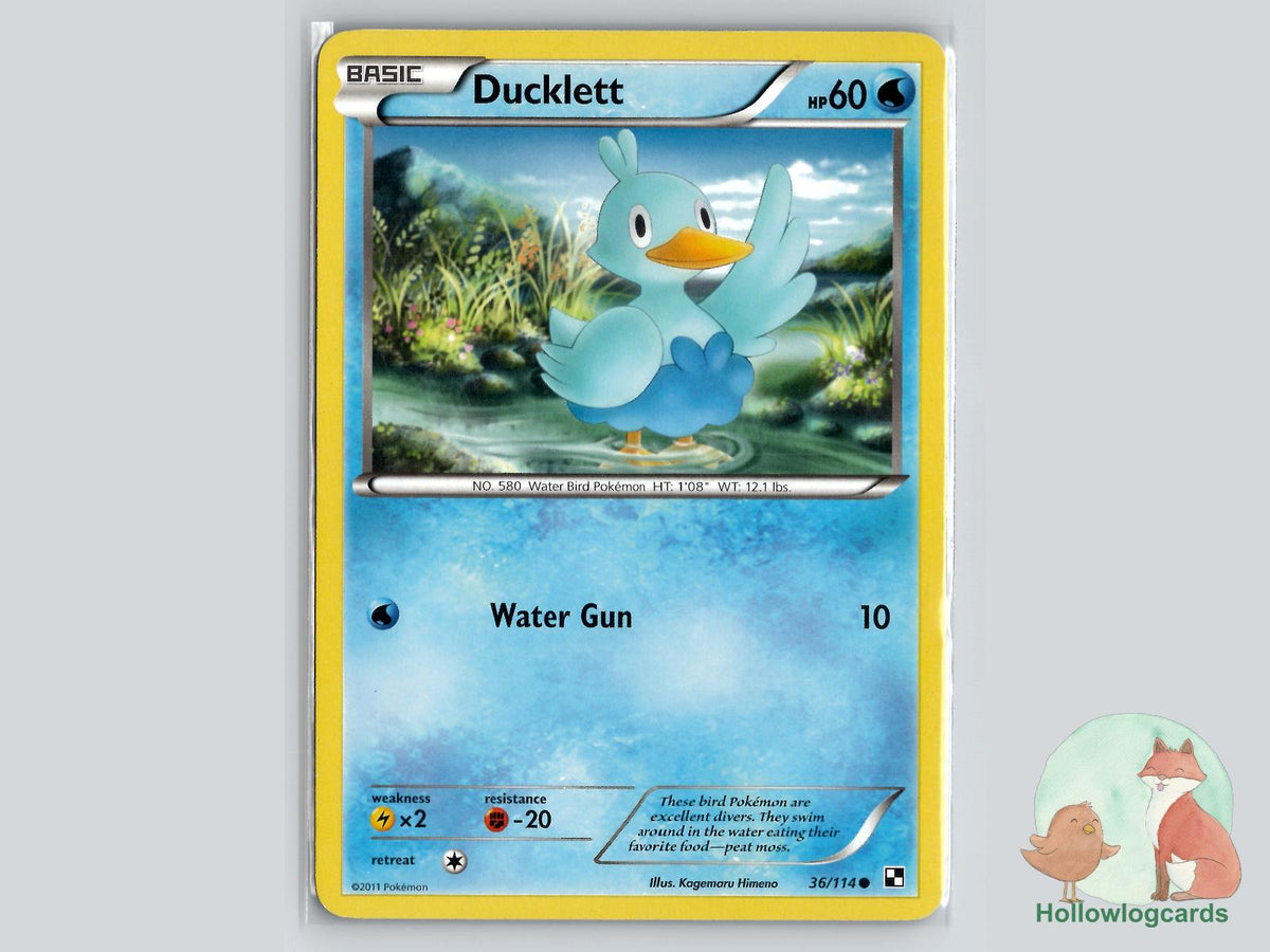 Ducklett (36/114) - Black & White Pokémon Card