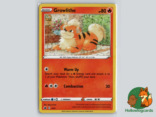 Growlithe (004/015) Pokémon Card