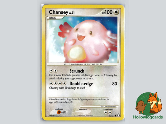 Chansey (76/123) - Mysterious Treasures Pokémon Card