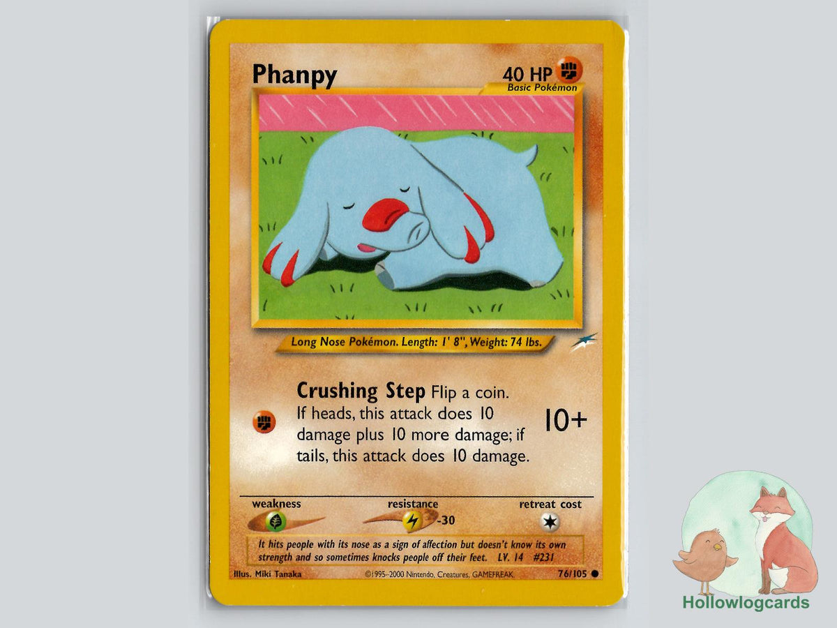 Phanpy (76/105) - Neo Destiny Pokémon Card