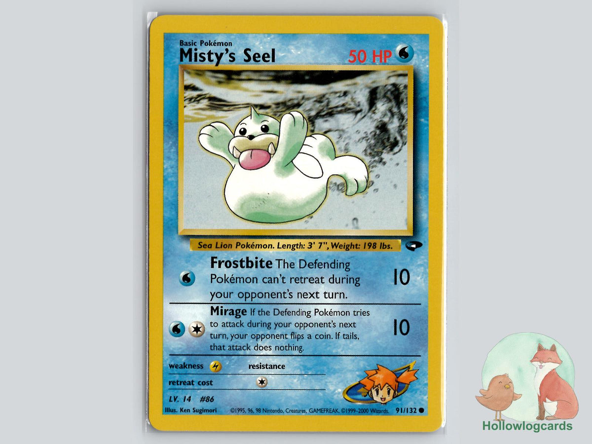 Misty's Seel (91/132) - Gym Challenge Pokémon Card