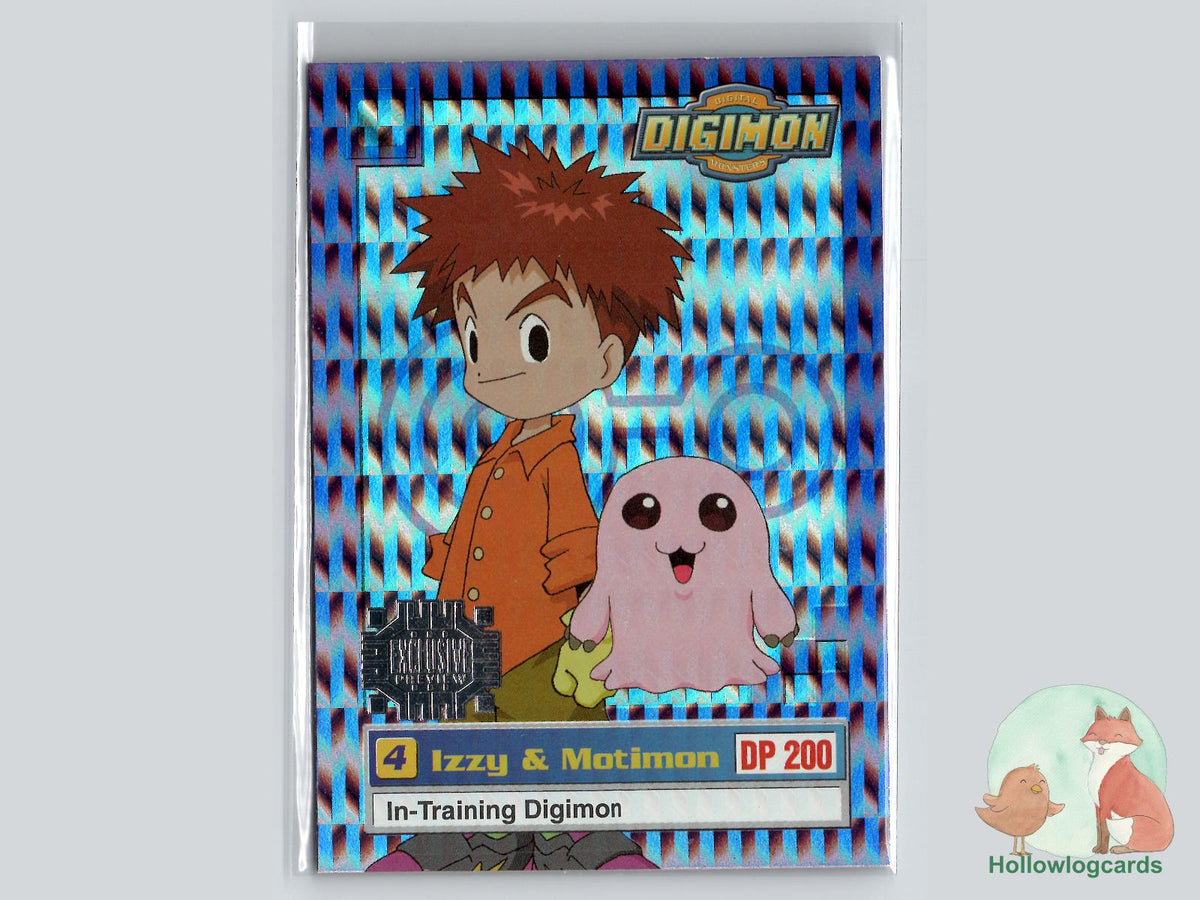 Izzy & Motimon (7/34) 1999 Upper Deck Digimon card