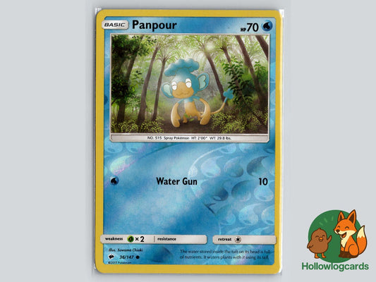 Panpour (36/147) - Burning Shadows Pokémon Card