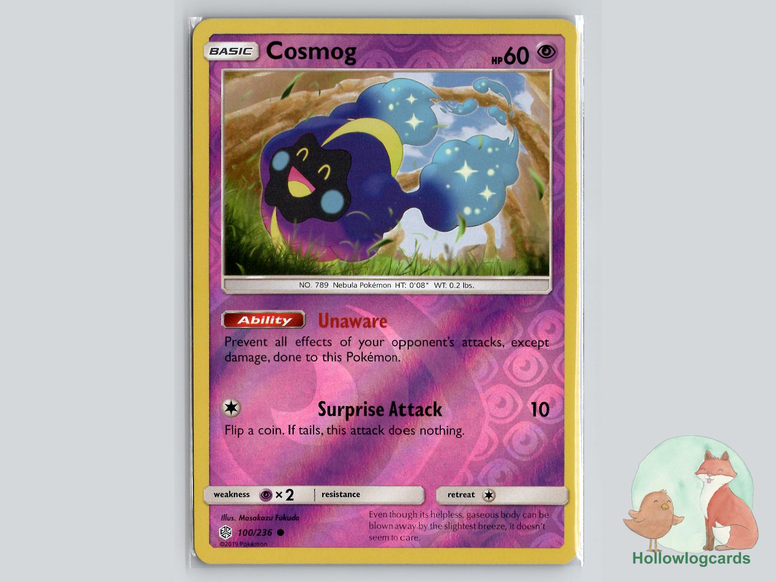 Cosmog (100/236) - Cosmic Eclipse Pokémon Card
