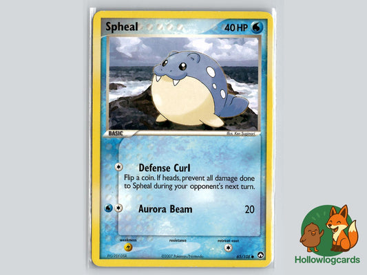 Spheal (65/108) - Power Keepers Pokémon Card
