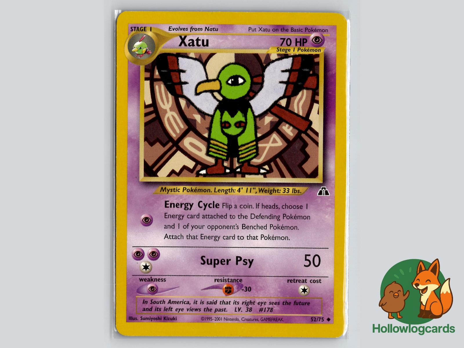 Xatu (52/75) - Neo Discovery Pokémon Card
