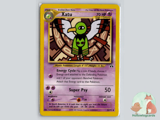 Xatu (52/75) - Neo Discovery Pokémon Card