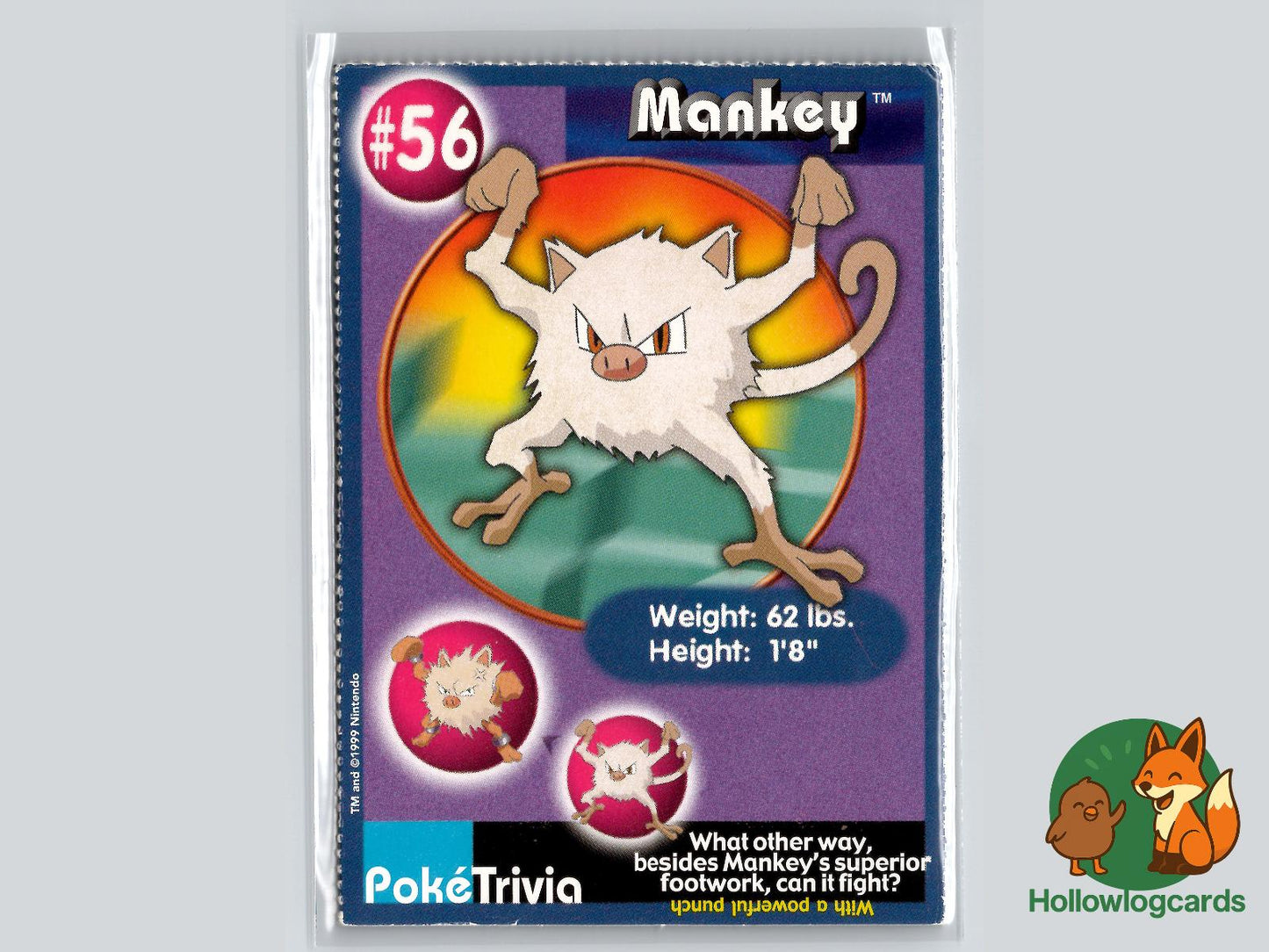Mankey (56) Pokémon Card