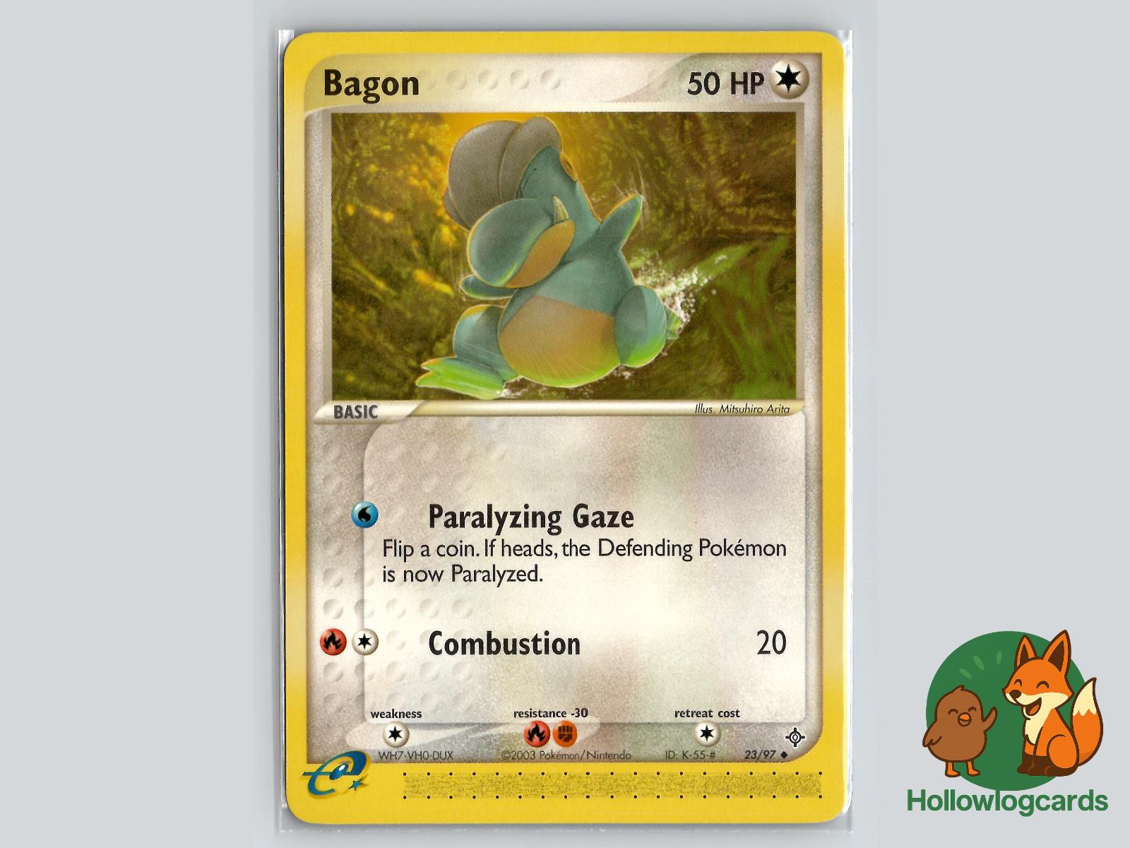 Bagon (23/97) - Dragon Pokémon Card
