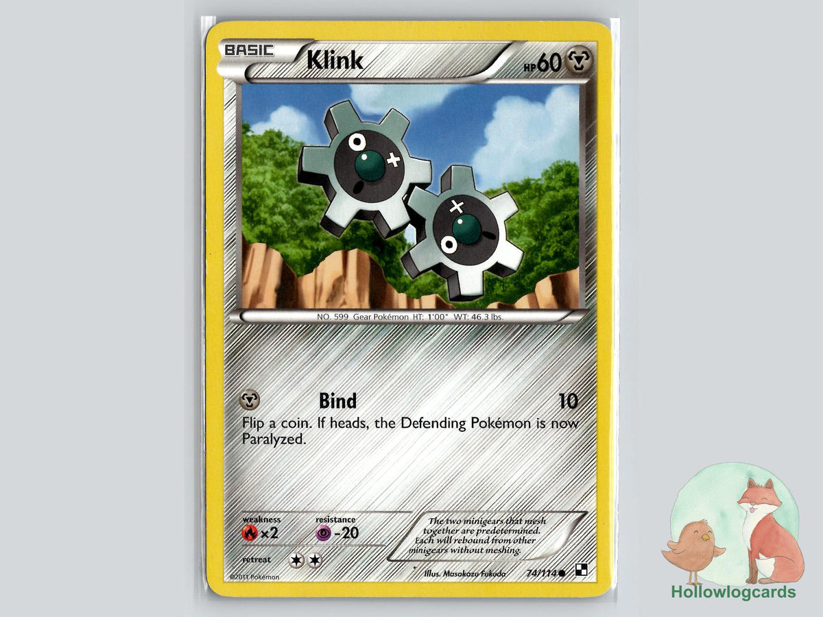 Klink (74/114) - Black & White Pokémon Card